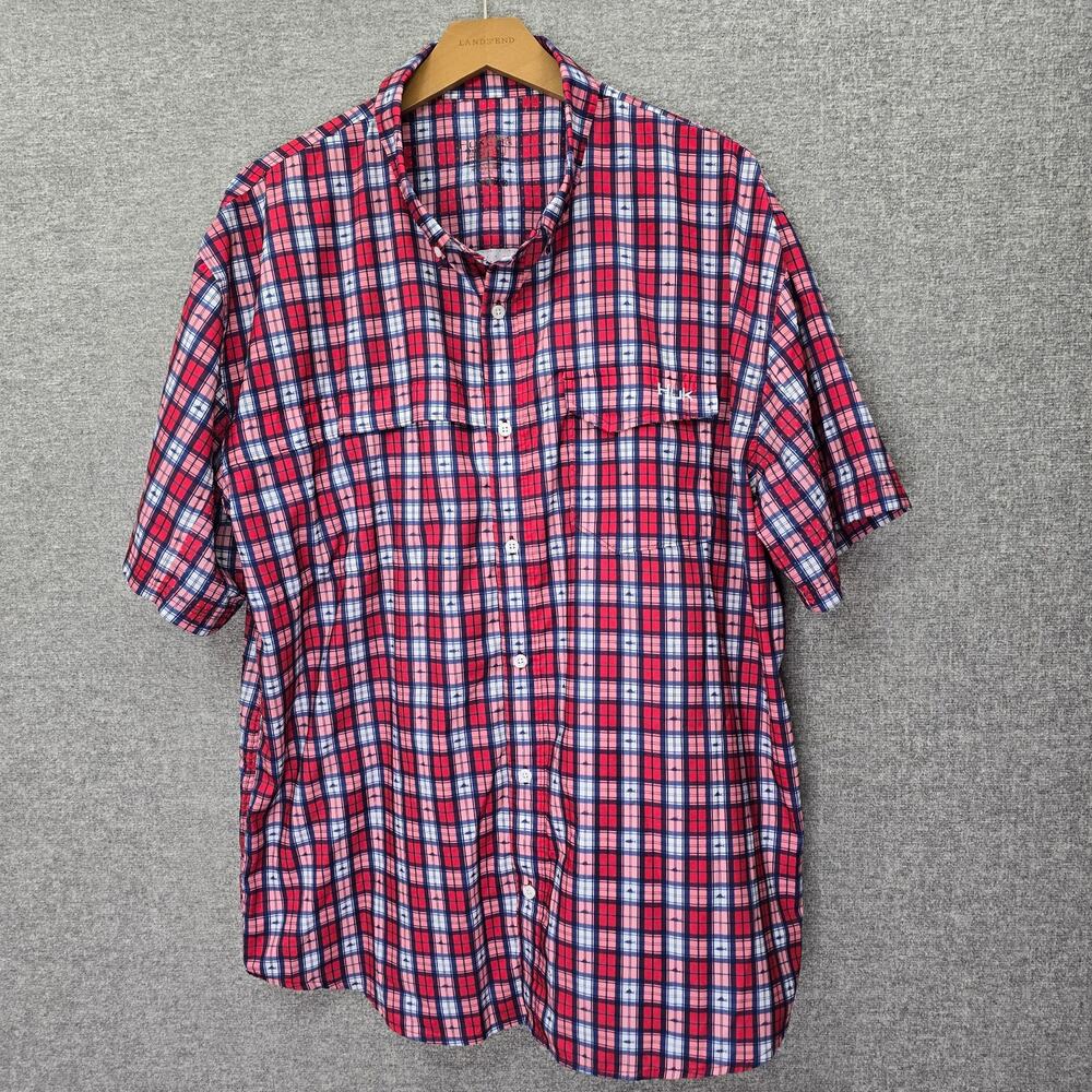 HUK PERFORMANCE FISHING SHORT SLEEVE SHIRT, SIZE XL *